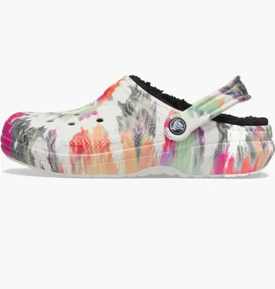 CROCS Classic Lined Tie-Dye Clog Multi