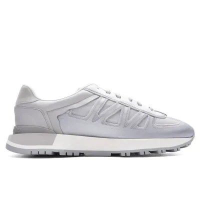 Maison Margiela 50/50 Runner Sneakers - Silver