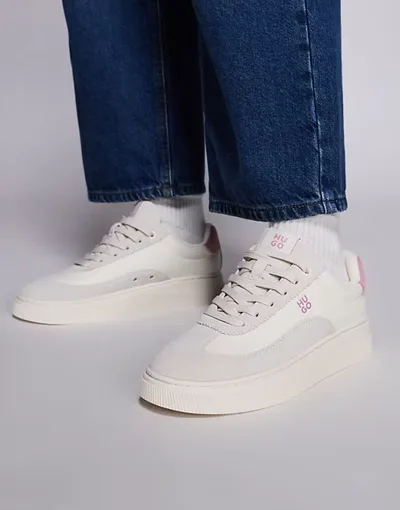 Hugo Boss Hugo Red Lyzz trainers in grey