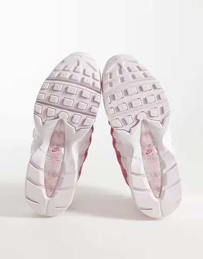 Nike Air Max 95 sneakers in pink and white