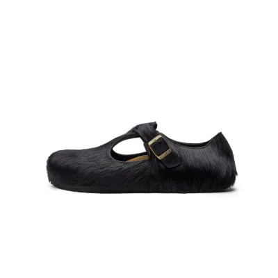 Birkenstock x SFTM Mens Paris The Rebel Fur Sandals