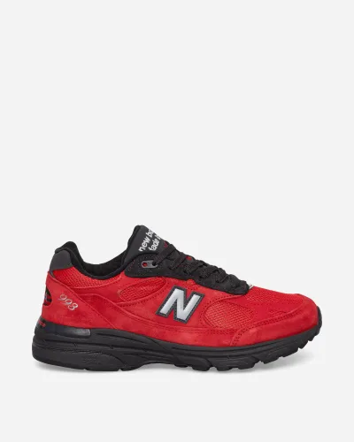 New Balance Made in USA 993 Sneakers Team Red / True Red / Black Cement