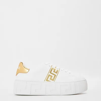 Versace Women's Logo Sneakers Platform Trainers
