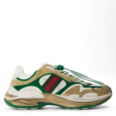 Gucci Mens 2.0 Web Trainers