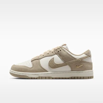 Dunk Low Linen Gold Mini Swoosh